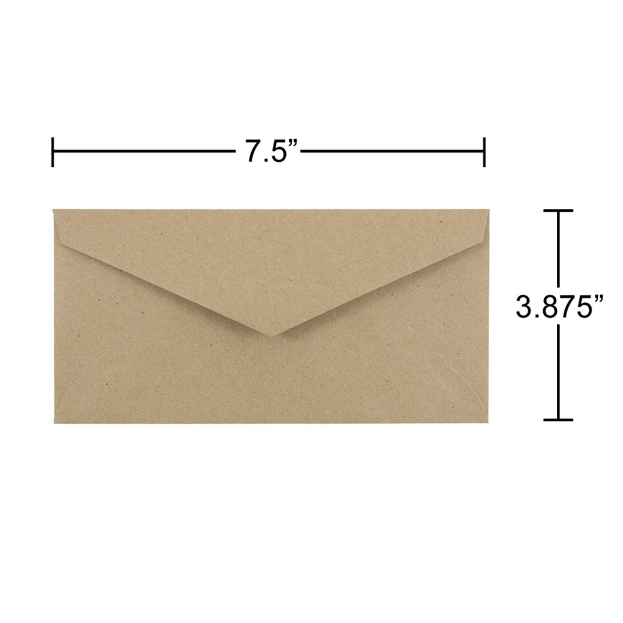 JAM Paper 3.875" x 7.5" Monarch Premium Envelopes, 50ct.